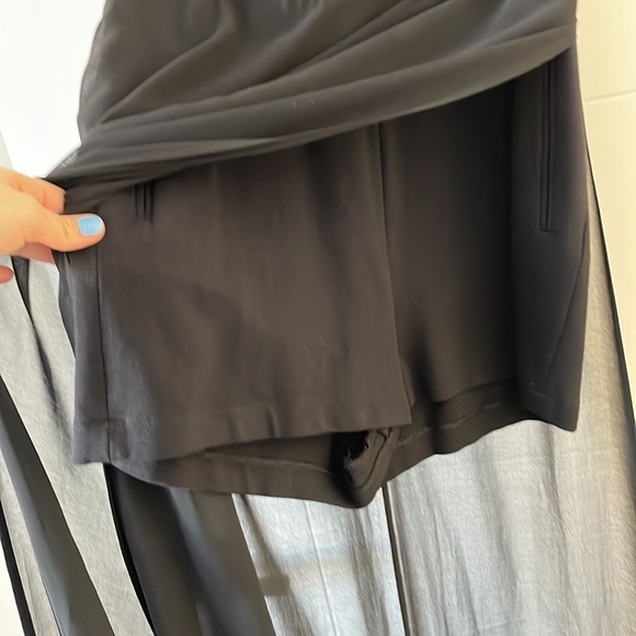 BCBG Maxazria Romper With a Sheer Mesh Dress Over size 10 - Picture 3 of 5